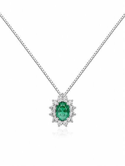 Collier Recarlo Femme in Or Smeraldo 0.84 Ct XD 649/BS2 - XD 649/BS2